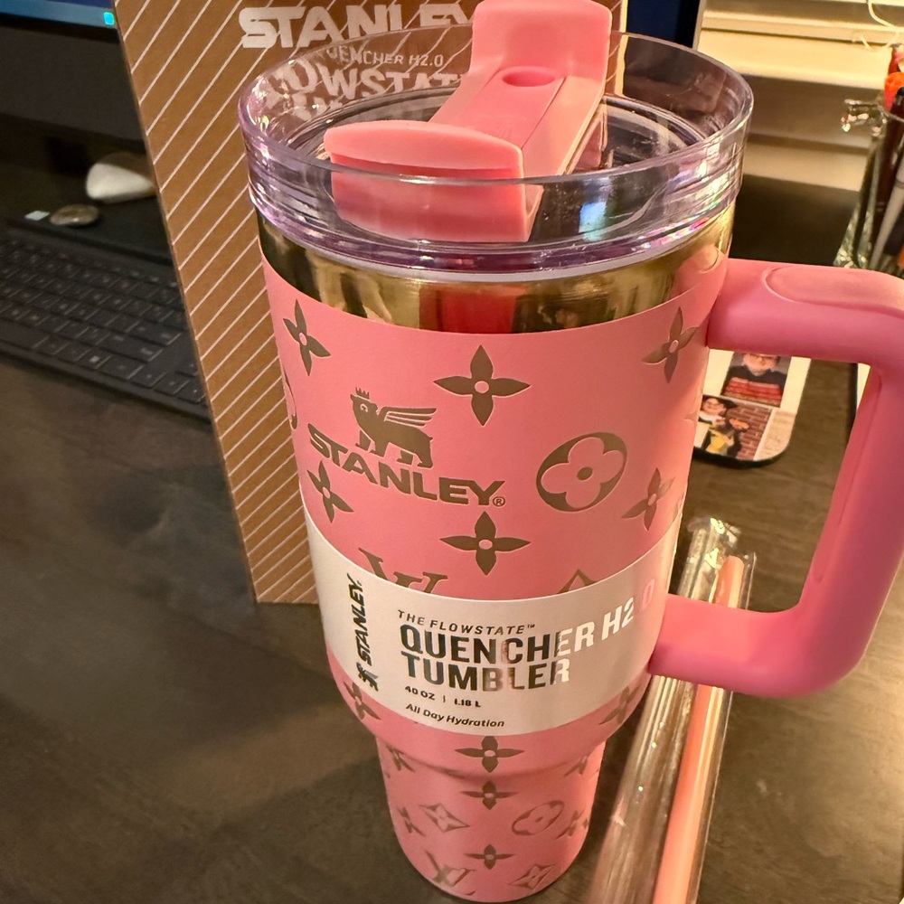 Stanley Pink Floral Quencher Tumbler